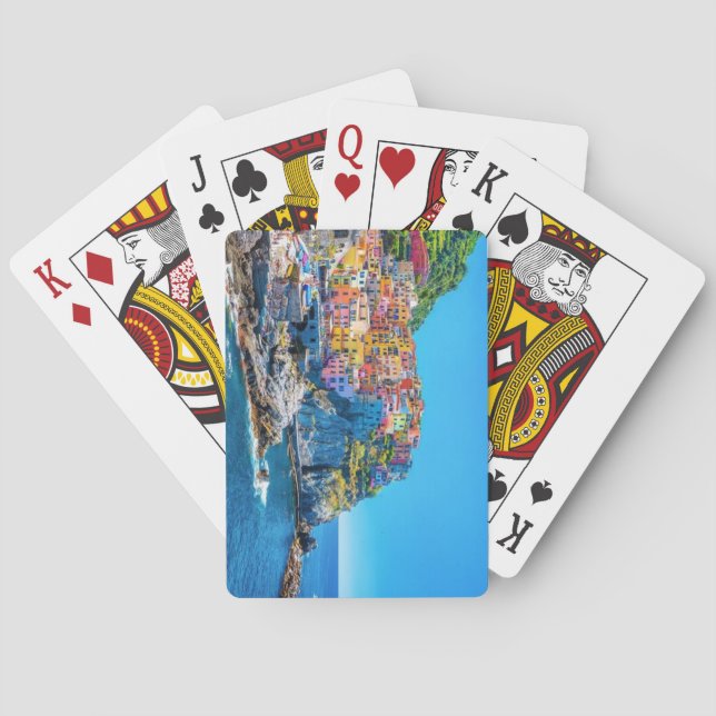 Cinque Terre, Italien Spielkarten (Rückseite)