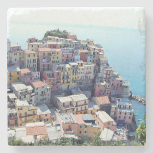 Cinque Terre, Italien Steinuntersetzer