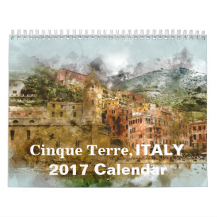 Cinque Terre Italien Tourismus-Feiertag 2017 Kalender