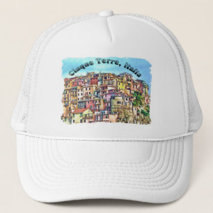 Cinque Terre, Italien Truckerkappe