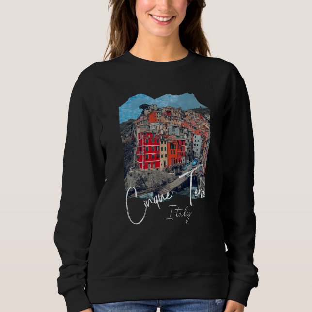 Cinque Terre Italy   Sweatshirt (Vorderseite)