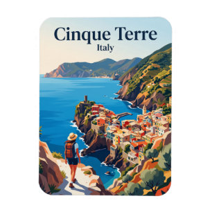 Cinque Terre Küstenweg Italien Magnet
