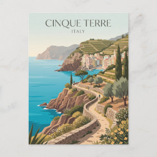 Cinque Terre Küstenweg Italien Postkarte