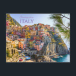 Cinque Terre Ligurien Italien Postkarte Landschaft<br><div class="desc">Landschaftliche Postkarte mit der wunderschönen Cinque,  Terre in Ligurien,  Italien an der Küste des Westerns.</div>