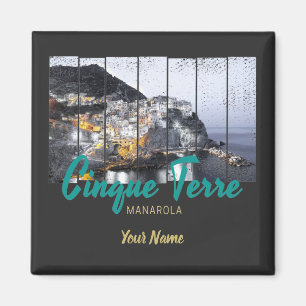 Cinque Terre Manarola Riomaggiore italienisch vint Magnet