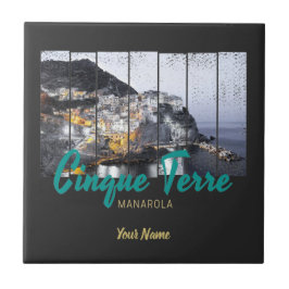 Cinque Terre Manarola Riomaggiore Vintag Fliese