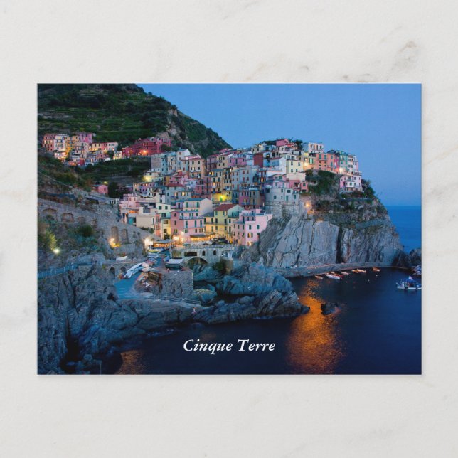 Cinque Terre Postcard Postkarte (Vorderseite)