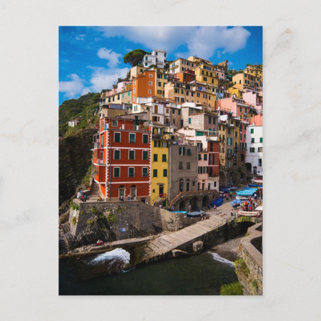 Cinque Terre Postkarte (Vorderseite)