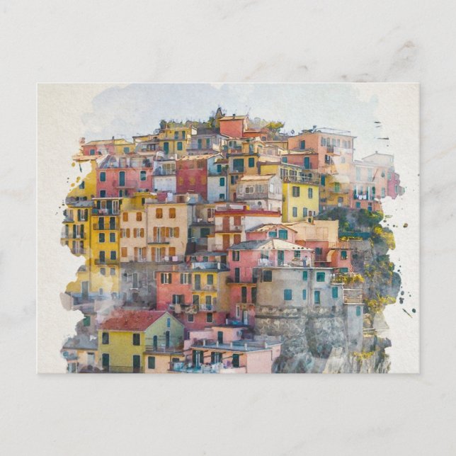Cinque Terre Postkarte (Vorderseite)