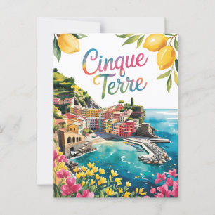 Cinque Terre Postkarte
