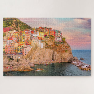 Cinque Terre, Sunset Puzzle