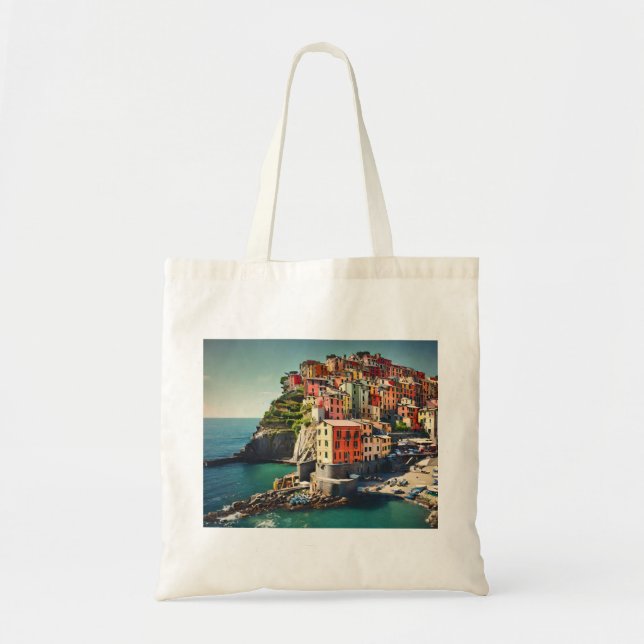 Cinque Terre Tote Bag Tragetasche (Vorne)