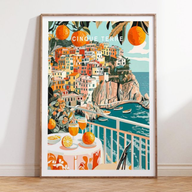 Cinque Terre Travel Poster, Italien Reisen Print Poster (Von Creator hochgeladen)