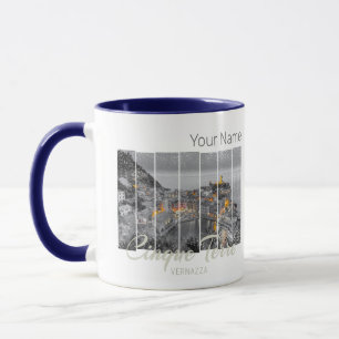 Cinque Terre Vernazza Italien Souvenir im Vintage- Tasse