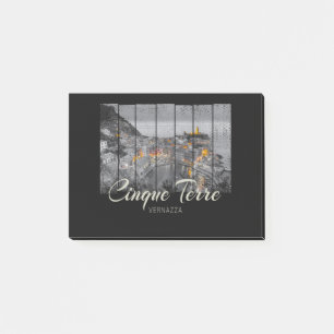 Cinque Terre Vernazza Italien Vintag Souvenir Post-it Klebezettel