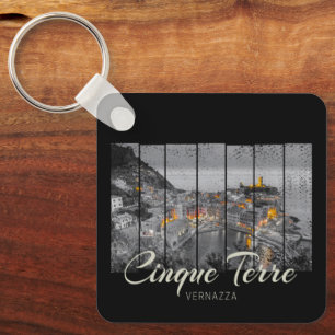 Cinque Terre Vernazza Italien Vintag Souvenir Schlüsselanhänger
