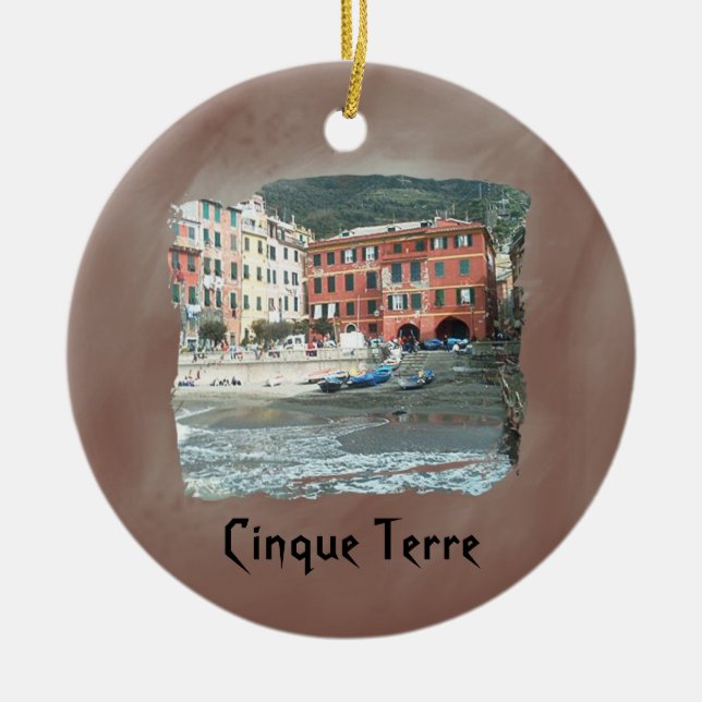 Cinque Terre - Vernazza Keramikornament (Vorne)