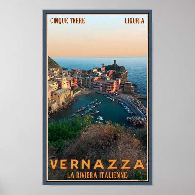 Cinque Terre - Vernazza Poster (Vorne)