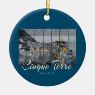 Cinque Terre Vernazza Vintages Souvenir Keramik Ornament