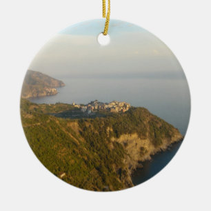 Cinque Terre von fern Keramikornament