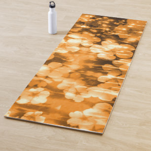 Cinquefoil-Blumen Sonnenlicht Funkelnd auf Wasser Yogamatte