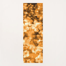 Cinquefolien-Blume Sonnenlicht funkelt auf Wasser Yogamatte