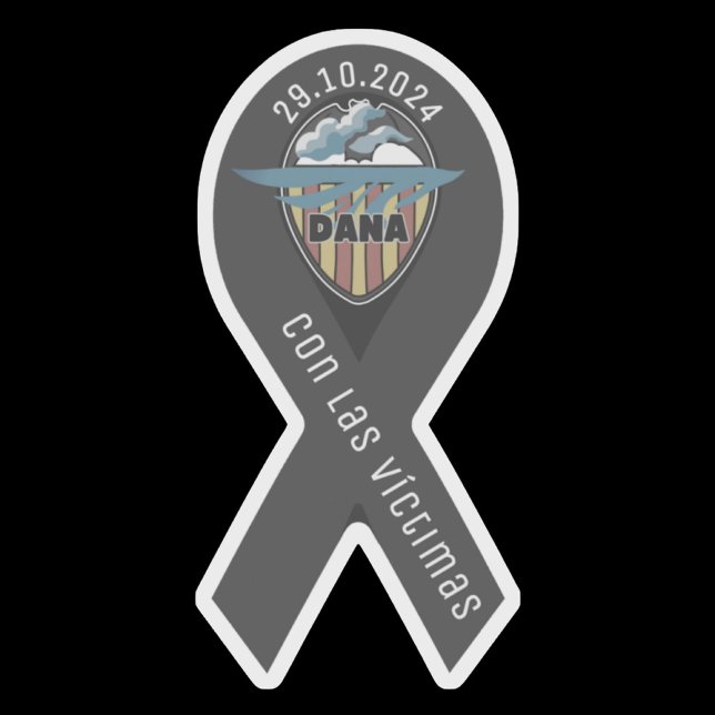 Cinta de luto valencia dana band aufkleber (Von Creator hochgeladen)