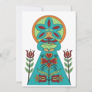Ciocia Card Polnisches Design Feiertagskarte