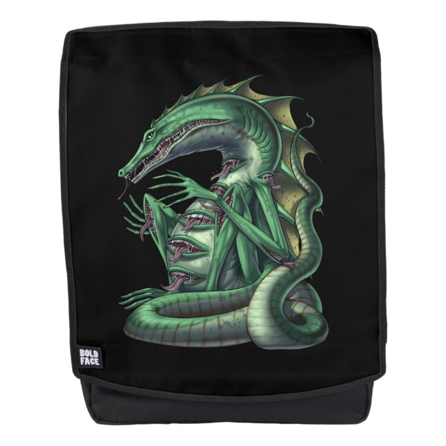 CipactliAztec Mythology Creature Cipactli Rucksack (Vorderseite)