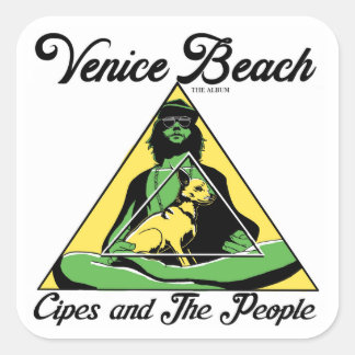 Cipes und People-Aufkleber Quadratischer Aufkleber
