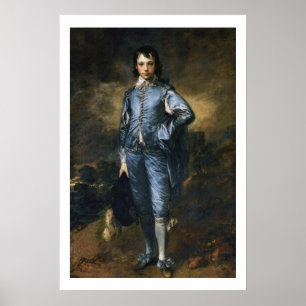 Circa 1770 The Blue Boy Vintag Art Poster