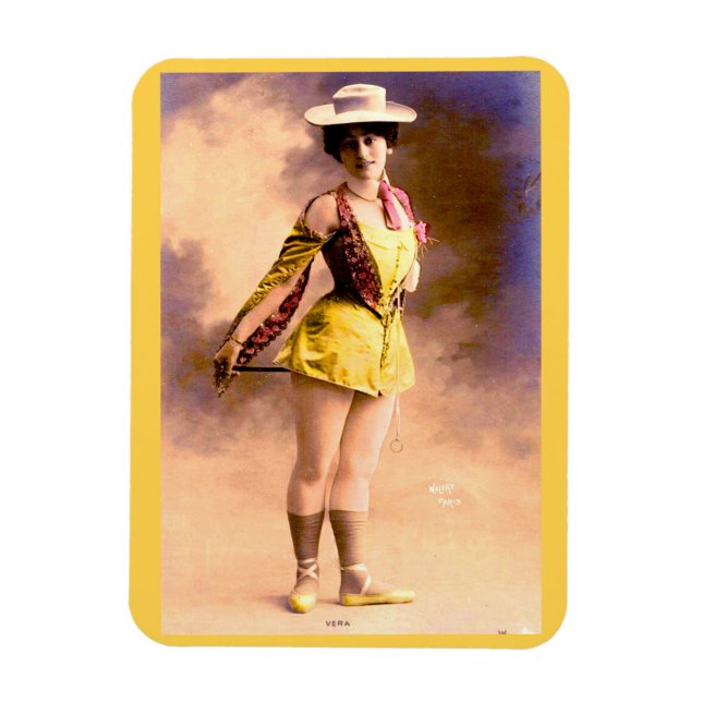 Circa 1890 Künstler der Diskothek Vera Magnet (Vertikal)