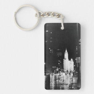 circa 1954:  Eine Ansicht unten Michigan-Allee Schlüsselanhänger