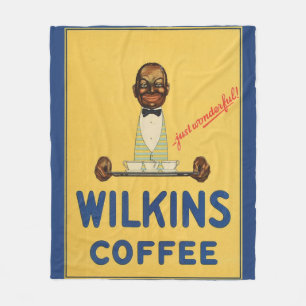circa Wilkins Kaffee-Anzeigendruck 1930 Fleecedecke
