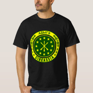 Circassian,adiga Fahne,Adygea,Cirkassische Flagge. T-Shirt