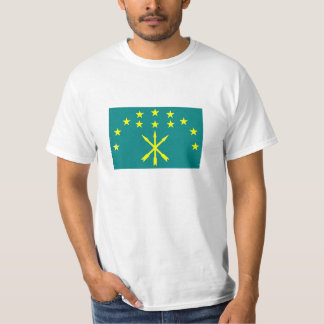 Circassian israelische Flagge T-Shirt