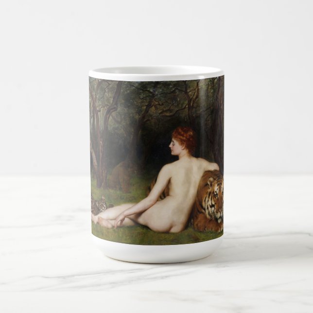 Circe (Beautiful Magical Woman) (by John Collier) Kaffeetasse (Mittel)