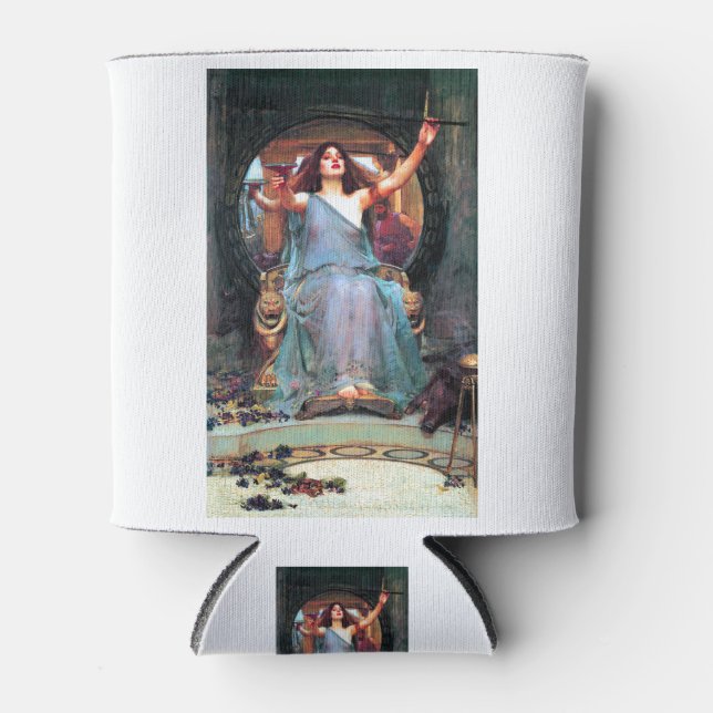 Circe bietet Odysseus den Cup an Dosenkühler (Vorderseite)