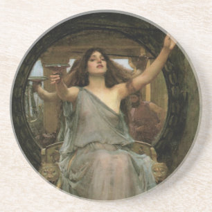 Circe bietet Ulysses den Becher an von JW Waterhou Untersetzer