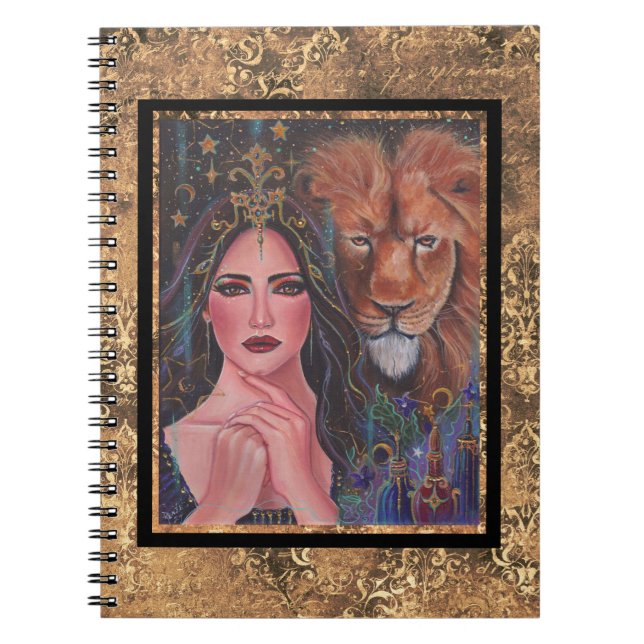 Circe goddess Stretched Canvas Print by Renee Notizblock (Vorderseite)