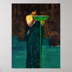 Circe Invidiosa, 1892 von John William Waterhouse Poster