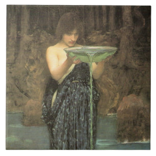 Circe Invidiosa by J W Waterhouse 1892 Fliese