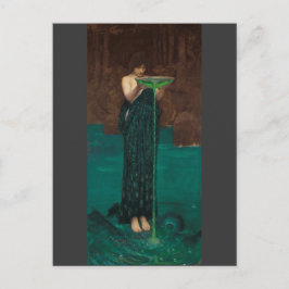 Circe Invidiosa by Waterhouse Postkarte