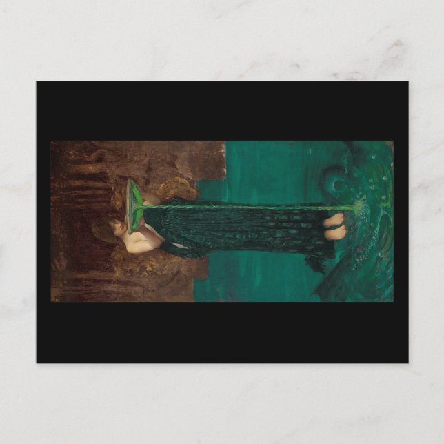 Circe Invidiosa, ca. 1892 von John Waterhouse Postkarte (Vorderseite)