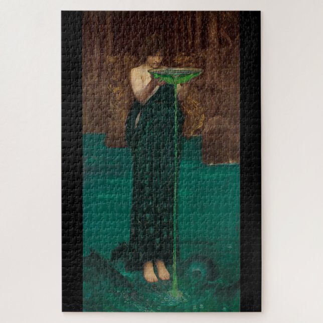 Circe Invidiosa, ca. 1892 von John Waterhouse Puzzle (Vertikal)