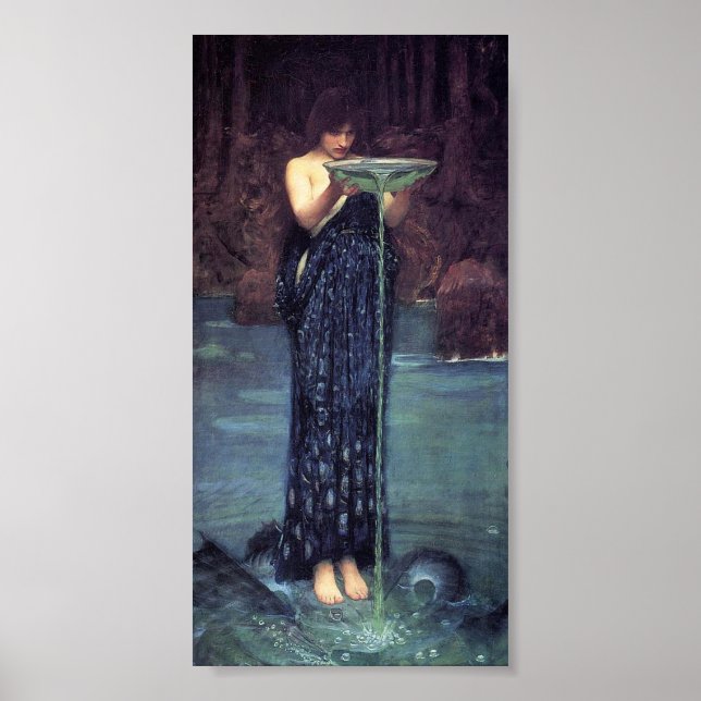 Circe Invidiosa - Circe mit einem Ponseive Bowl Poster (Vorne)