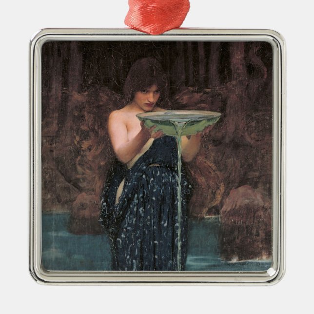 Circe Invidiosa (klassische griechische Mythologie Ornament Aus Metall (Vorne)