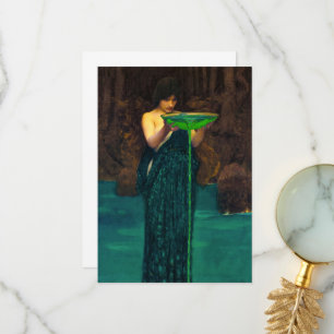 Circe Invidiosa von John William Waterhouse Dankeskarte