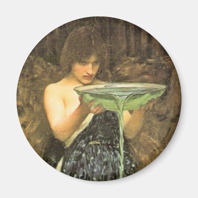 Circe Invidiosa von John William Waterhouse Magnet (Vorne)