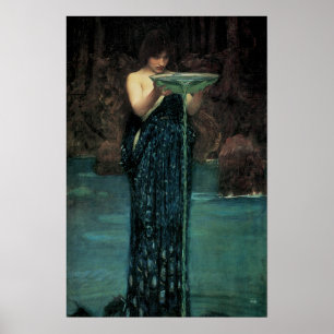 Circe Invidiosa von John William Waterhouse Poster
